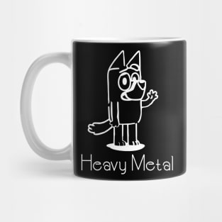 heavy metal bluey Mug